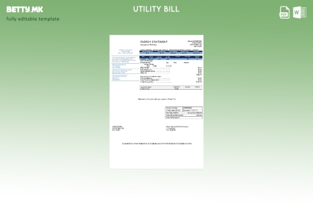 Модерен стил на САД Калифорнија PG&E (Pacific Gas and Electric Company) шаблон в